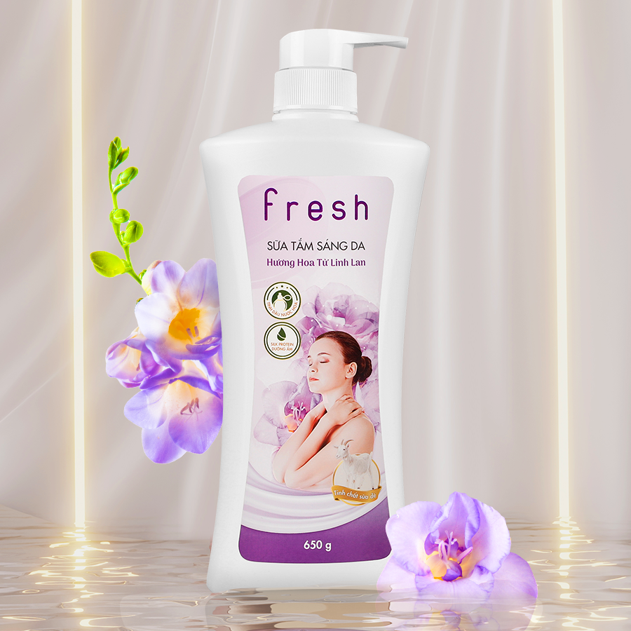 Fresh whitening shower cream - African Violet