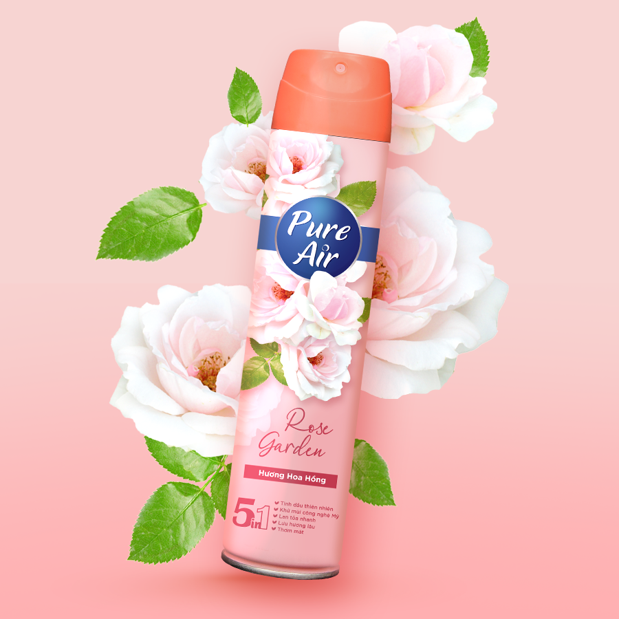 Pure Air refreshener spray - Rose Garden